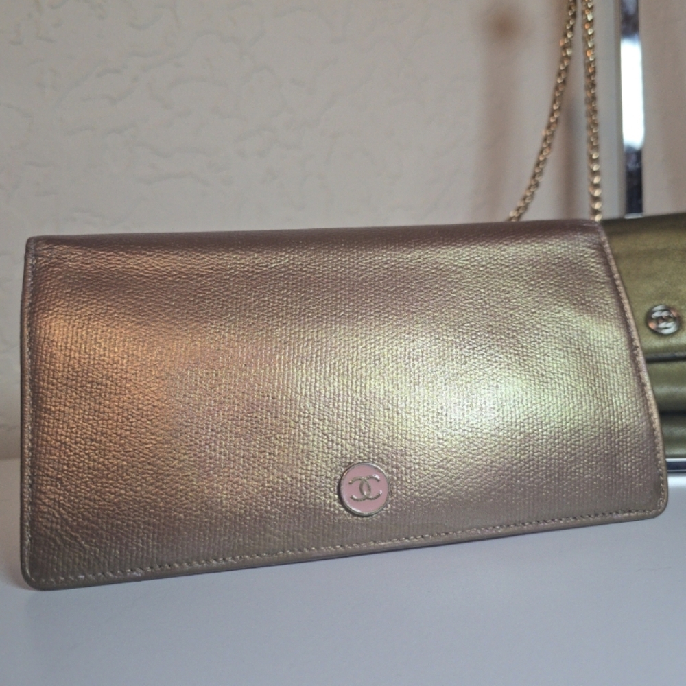 ⭐️Chanel x Bunny Starling Custom Gold Bag / Wallet